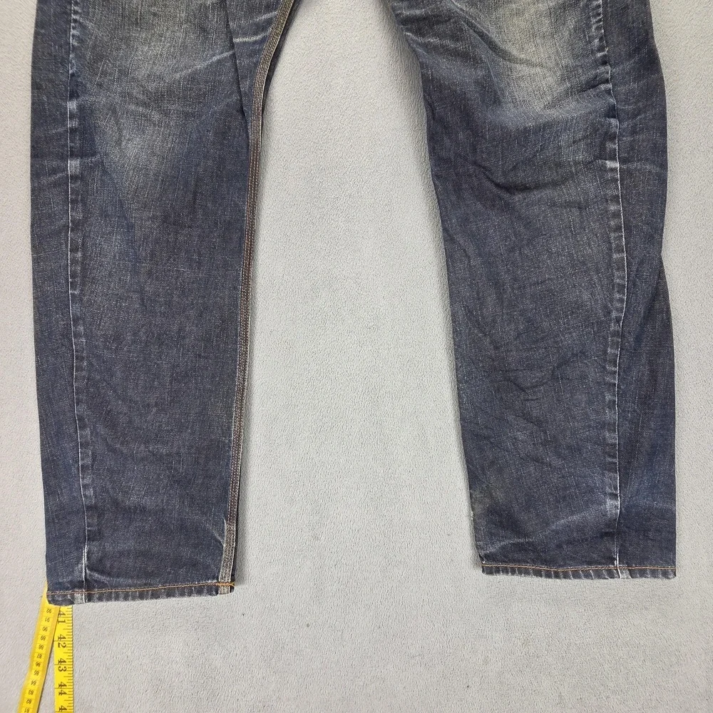Diesel Jeans Mens 33x32 Blue Bravefort Comfort Carrot Relaxed Button Fly 0088Z
